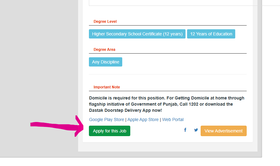 How to Apply for Sergeant (BS-07) Vacancies via Punjab Jobs Portal